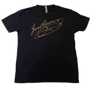 Jose Cuervo Men's Black Graphic T-Shirt Distillery Theme Size L